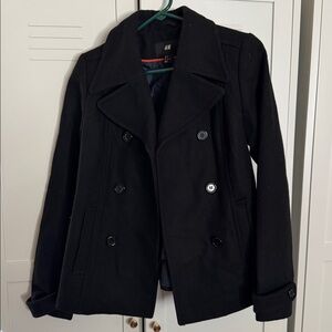 H & M Peacoat